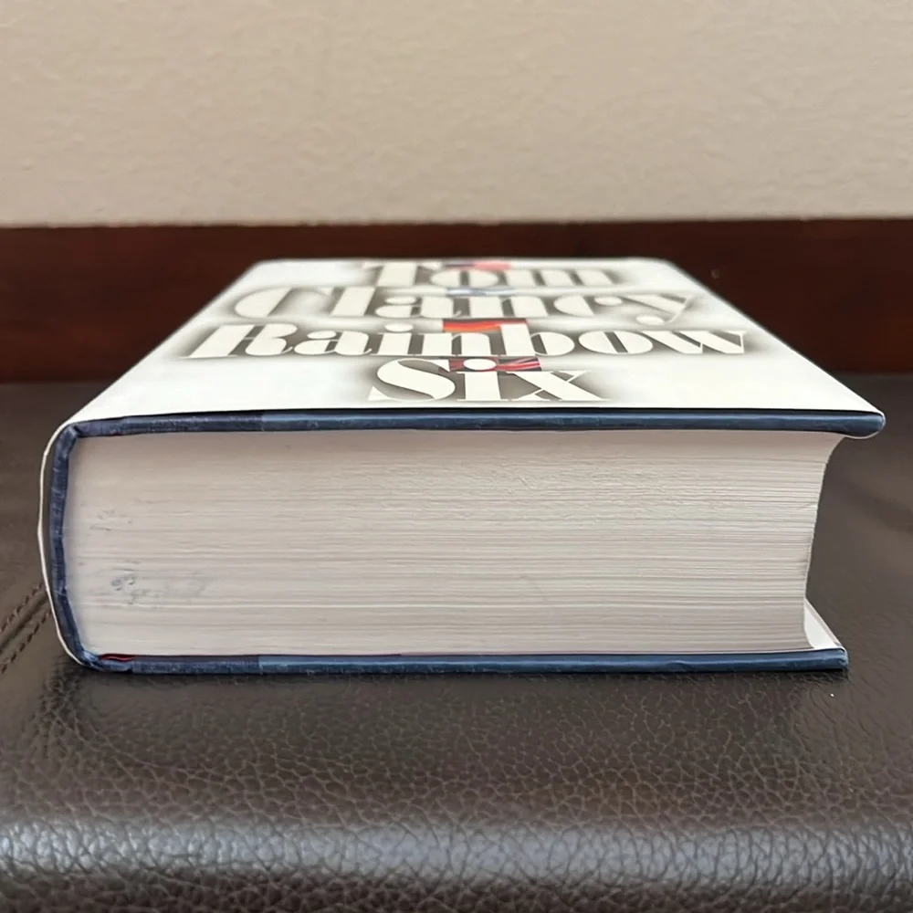 Tom Clancy “Rainbow Six” Hardcover Techno- Thriller Novel